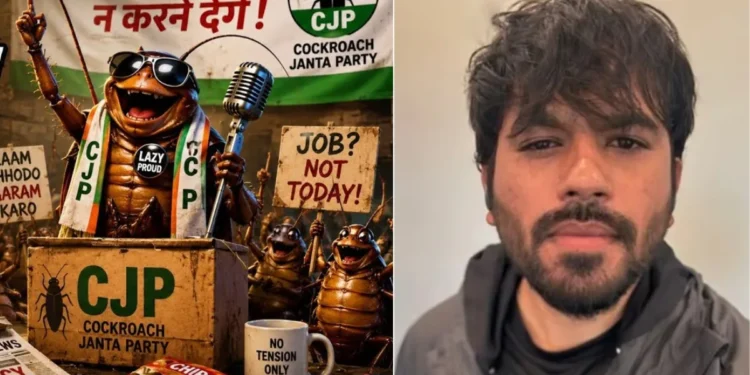 Abhijeet Dipke Cockroach Janta Party CJP viral trend